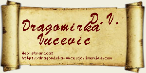 Dragomirka Vučević vizit kartica